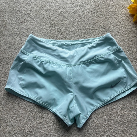Nike Pants - Nike Dri-FIT Light Blue Athletic Running Shorts Women’s Size S